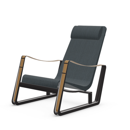 Cite Lounge Chair (deep black powder-coated (smooth)) by Vitra