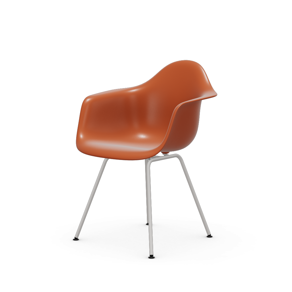 Eames Plastic Armchair DAX (without upholstery) by Vitra