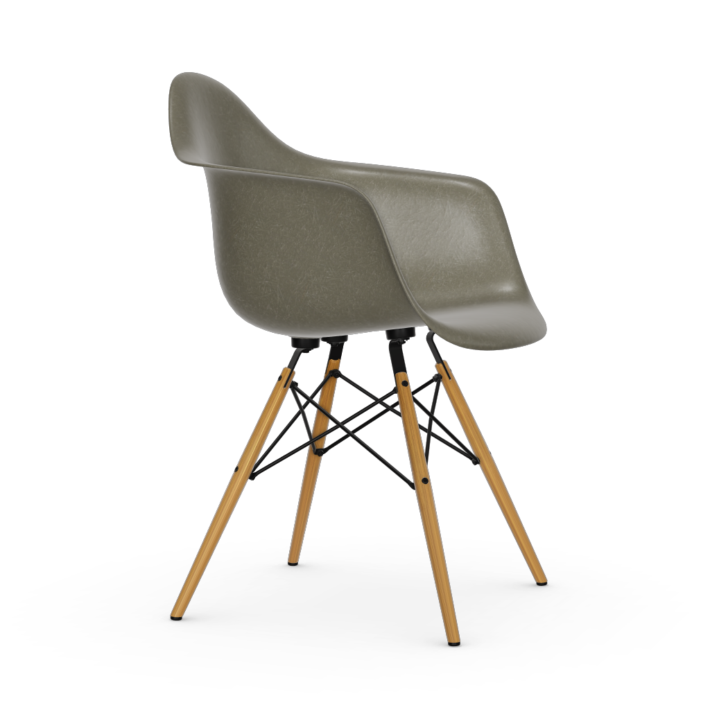 Eames Fiberglass Armchair DAW (without upholstery) by Vitra