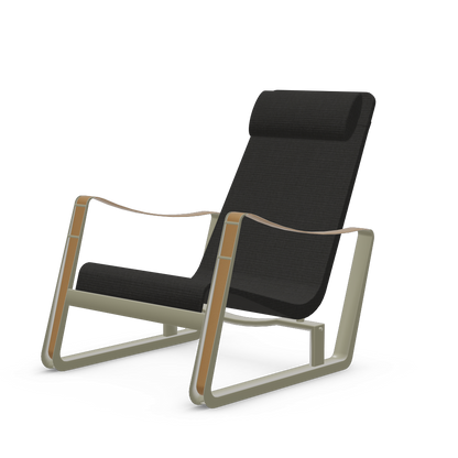 Cite Lounge Chair (Prouve Gris Vermeer powder-coated (smooth)) by Vitra