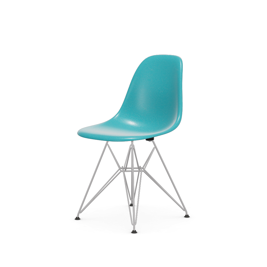 Eames Fiberglass Side Chair turquoise by Vitra