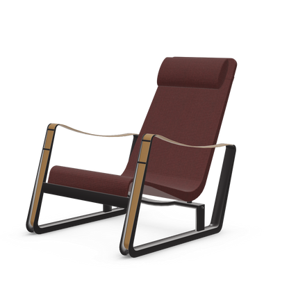 Cite Lounge Chair (deep black powder-coated (smooth)) by Vitra