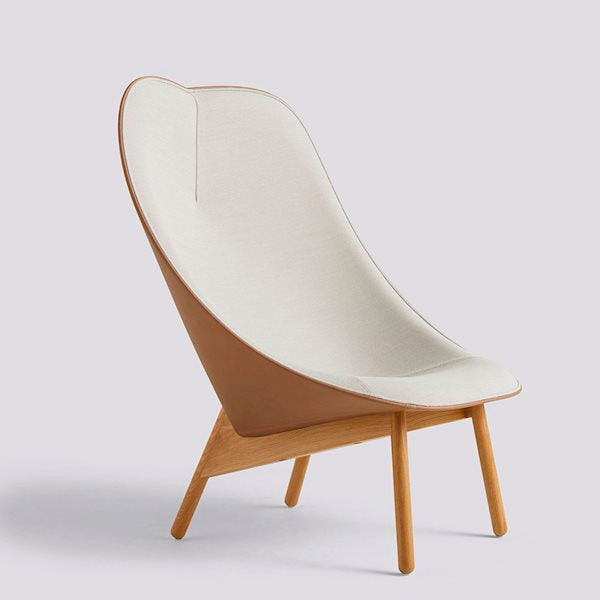 Uchiwa Lounge Chair (full upholstery) by HAY