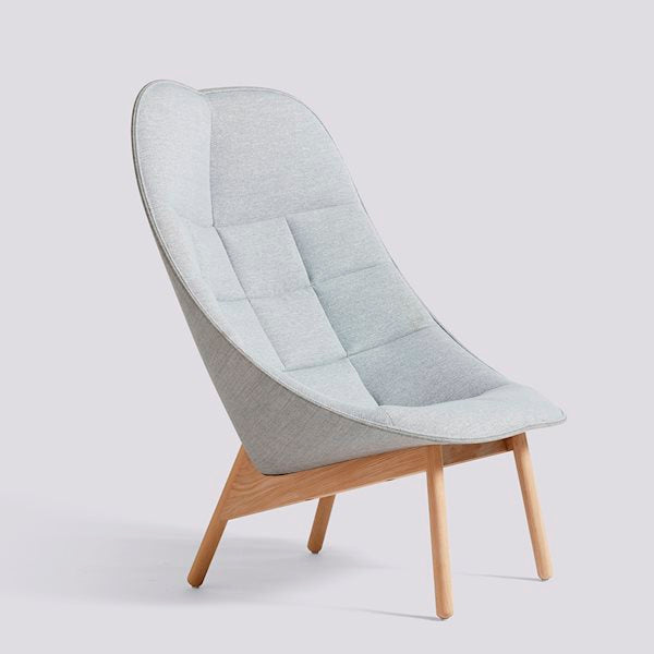Uchiwa Quilted Lounge Chair (full upholstery) by HAY