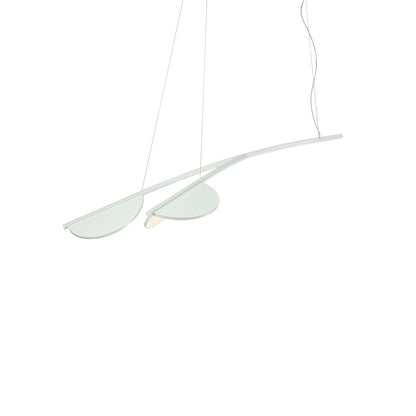 Almendra Organic Suspension 2 Lamp by Flos #Short / Off-white