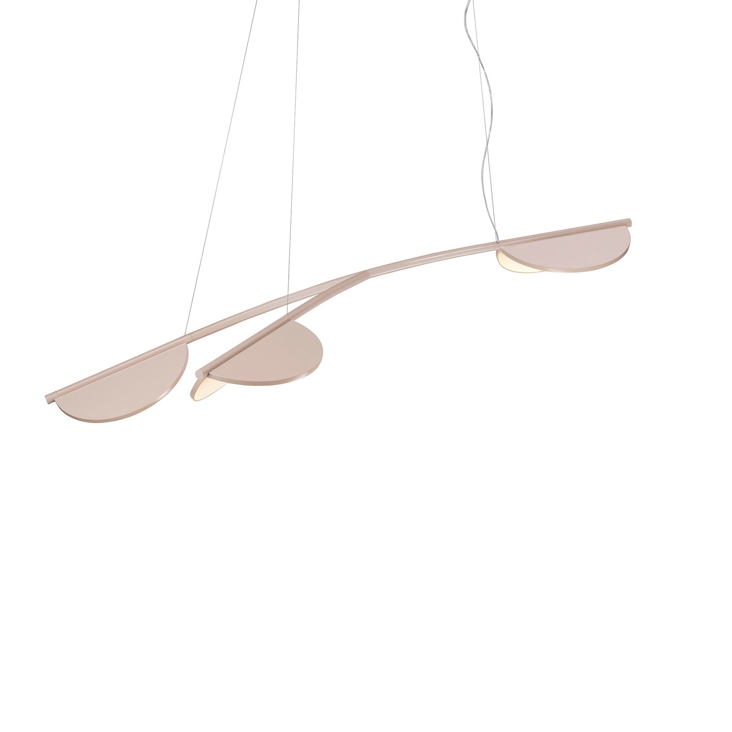 Almendra Organic Suspension 3 Lamp by Flos #Short / Nude