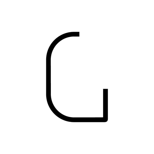 Alphabet of Light - Uppercase - Letter G Wall Lamp by Artemide