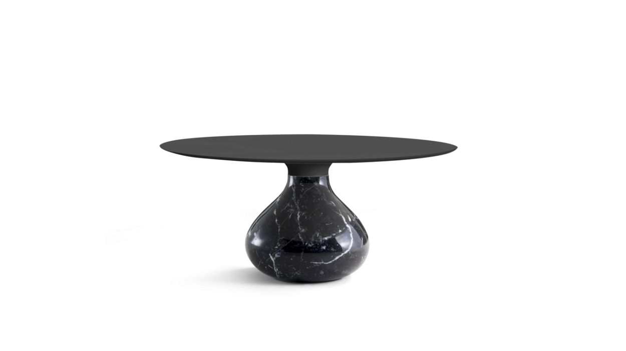 AQUA COCKTAIL TABLE by Roche Bobois #Fenix : Nero/glossy marquina