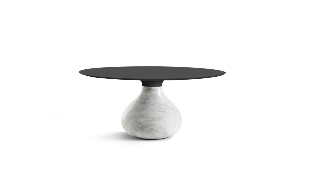 AQUA COCKTAIL TABLE by Roche Bobois #Fenix : Nero/matte carrare