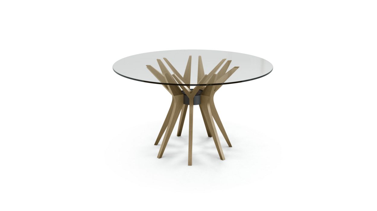 Aster Round Dining Table by Roche Bobois #ø130 / Ash wood : Lande
