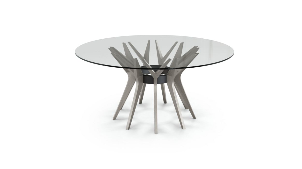 Aster Round Dining Table by Roche Bobois #ø160 / Ash wood : Bruyere