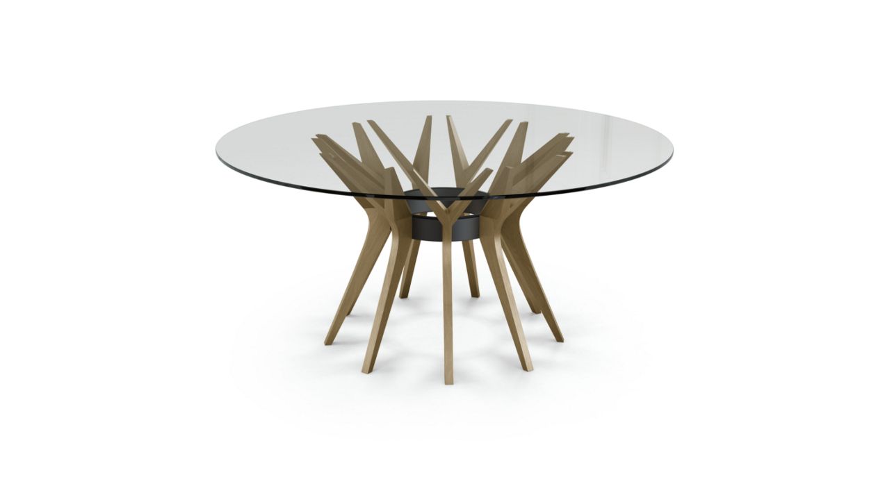 Aster Round Dining Table by Roche Bobois #ø160 / Ash wood : Lande