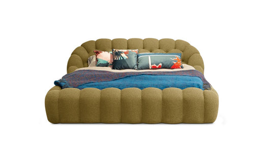 Bubble Bed by Roche Bobois #Tissu Orsetto Flex/Ambre