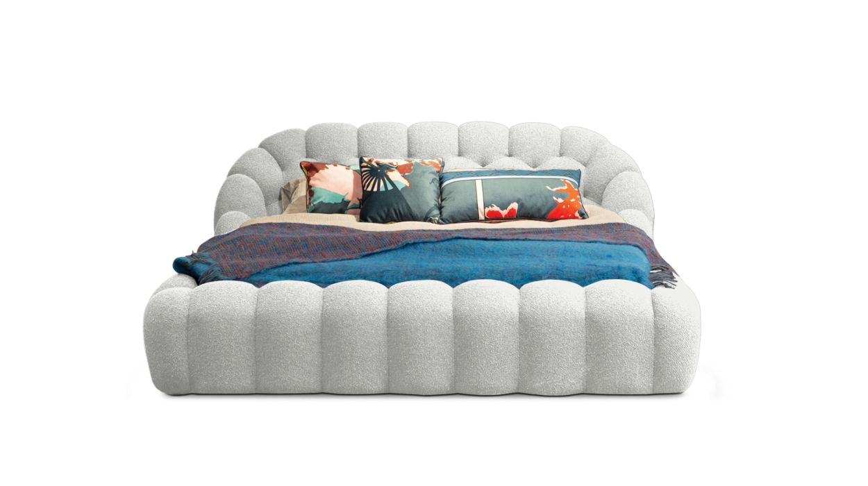 Bubble Bed by Roche Bobois #Tissu Orsetto Flex/Ivoire