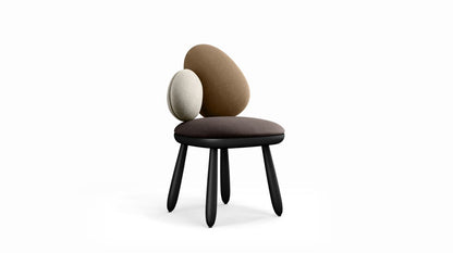 Cairn Chair by Roche Bobois #harmony 1 (brown) / Lacquer : Black
