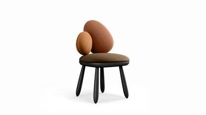 Cairn Chair by Roche Bobois #harmony 2 (Rouille) / Beech : Aniline black