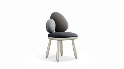 Cairn Chair by Roche Bobois #harmony 3 (grey) / Lacquer : Ecru