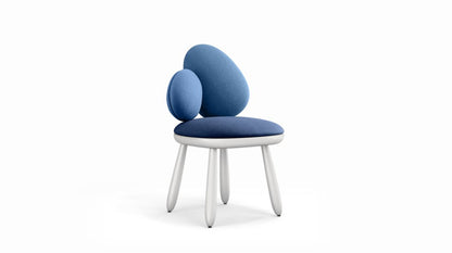 Cairn Chair by Roche Bobois #harmony 4 (blue) / Lacquer : White