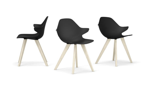 CHISTERA DINING ARMCHAIR - Wooden Legs by Roche Bobois