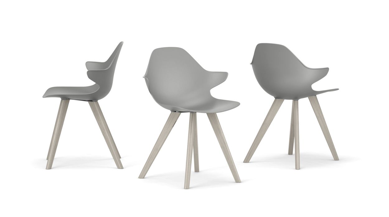 CHISTERA DINING ARMCHAIR - Wooden Legs by Roche Bobois