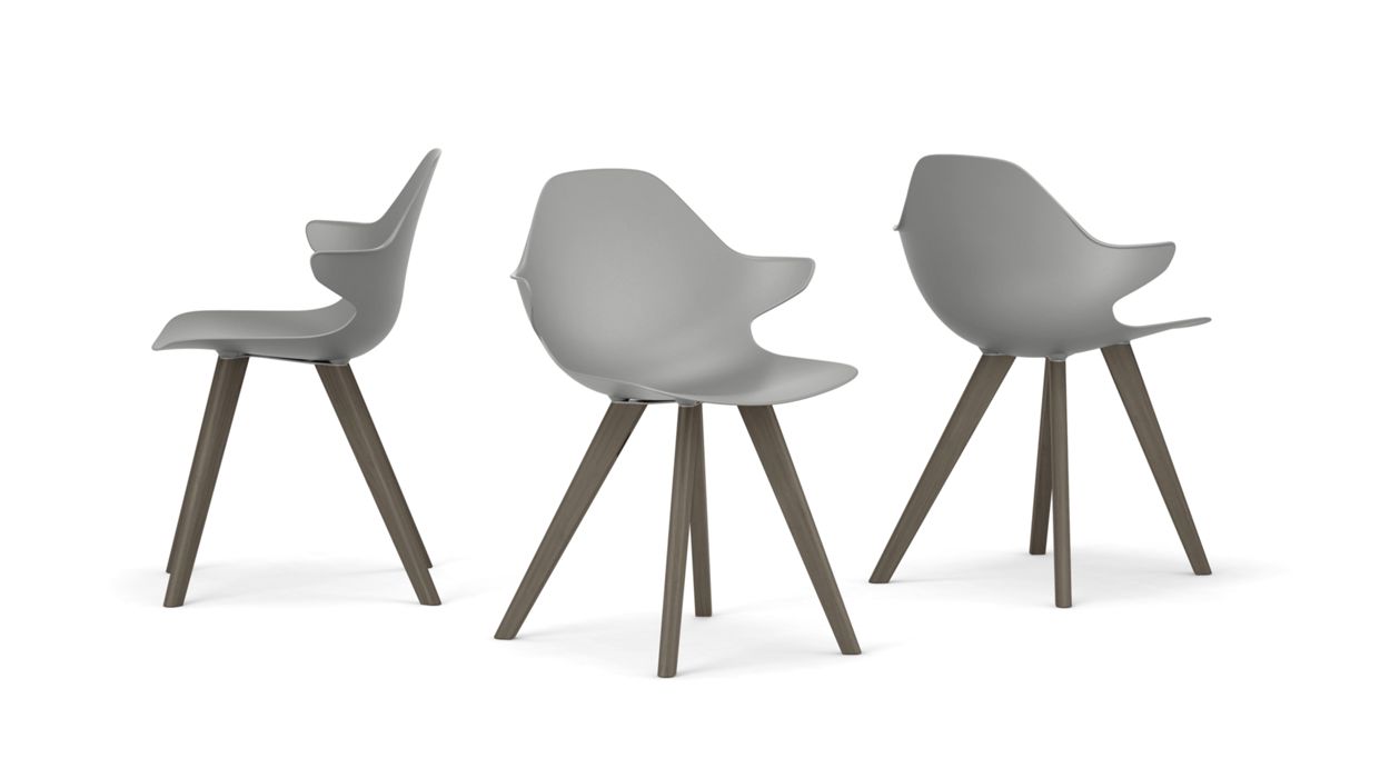 CHISTERA DINING ARMCHAIR - Wooden Legs by Roche Bobois