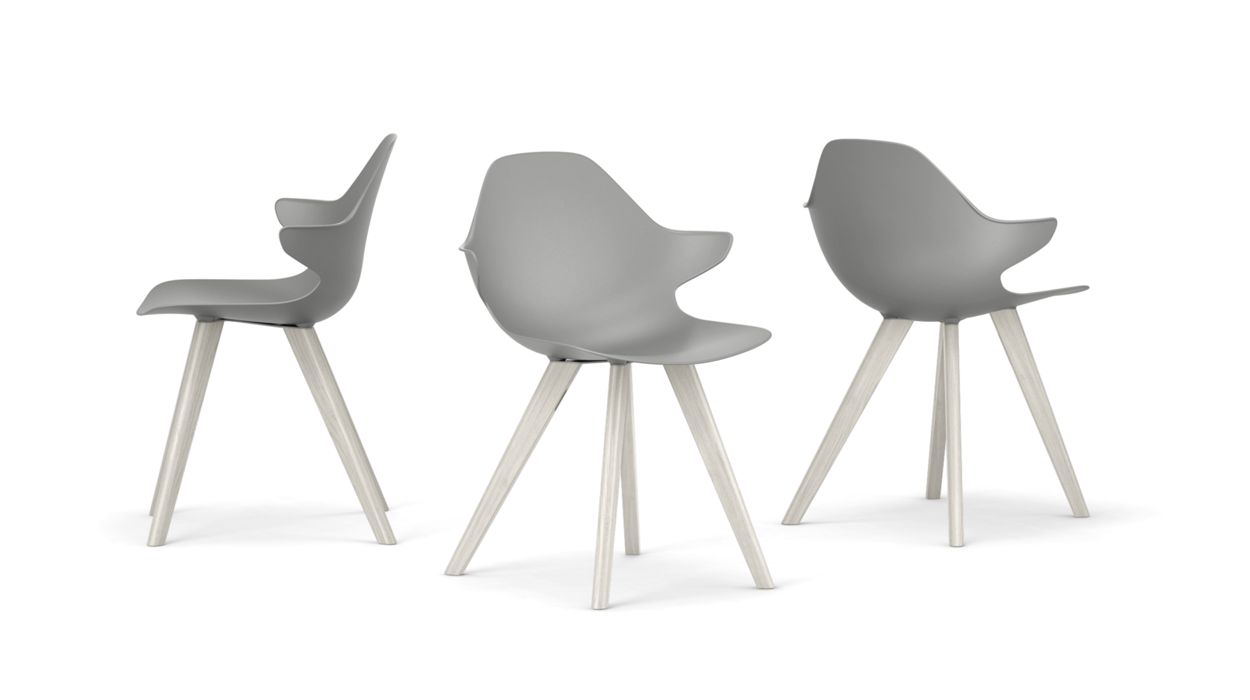 CHISTERA DINING ARMCHAIR - Wooden Legs by Roche Bobois