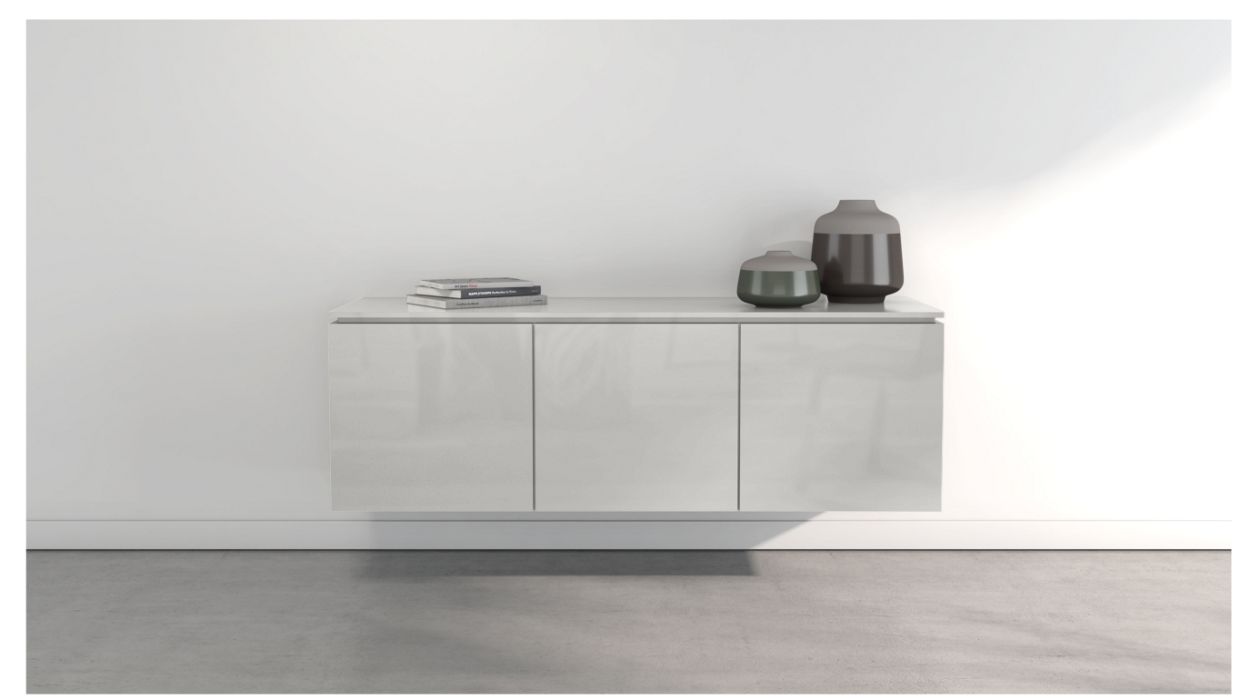 CODA HANGING SIDEBOARD - 3 DOORS by Roche Bobois