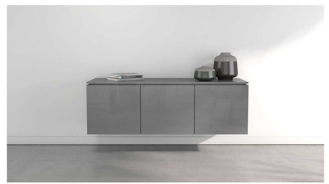 CODA HANGING SIDEBOARD - 3 DOORS by Roche Bobois