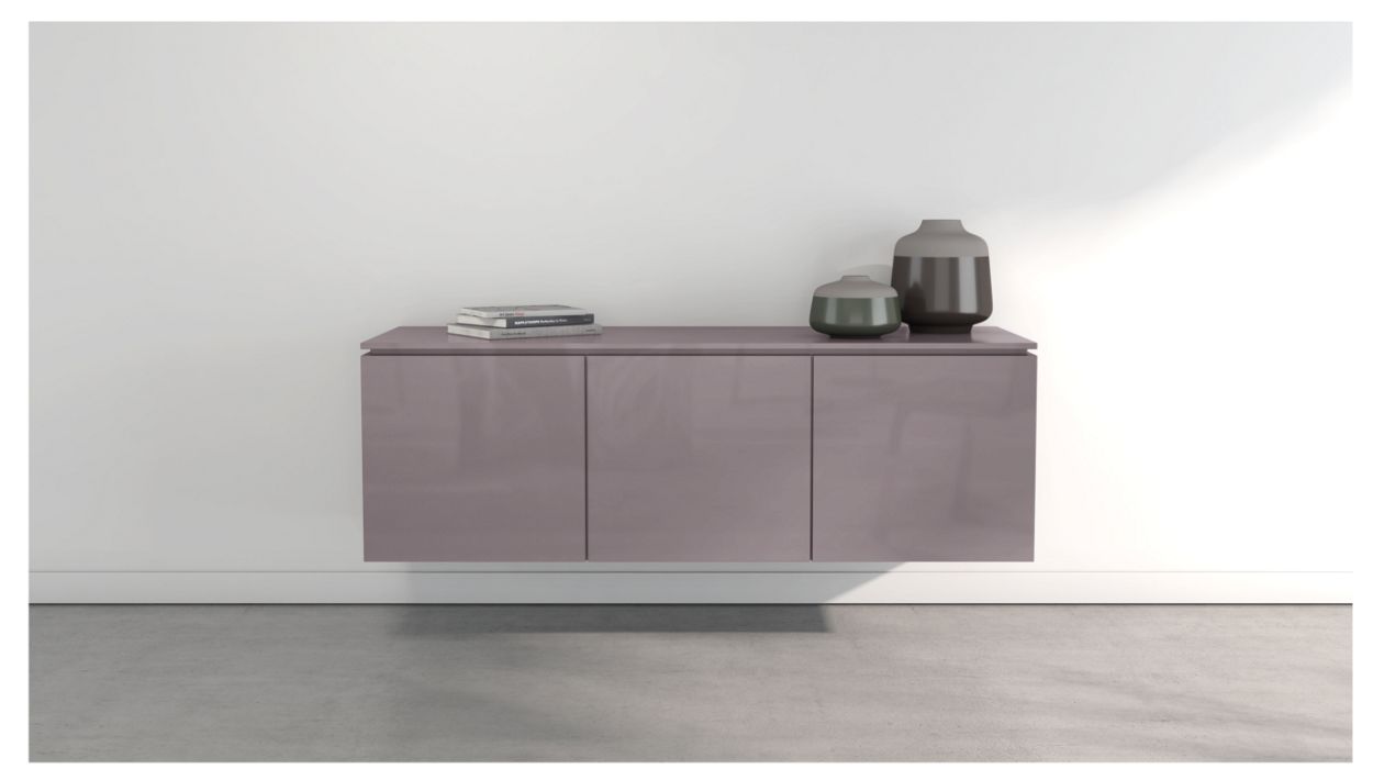 CODA HANGING SIDEBOARD - 3 DOORS by Roche Bobois