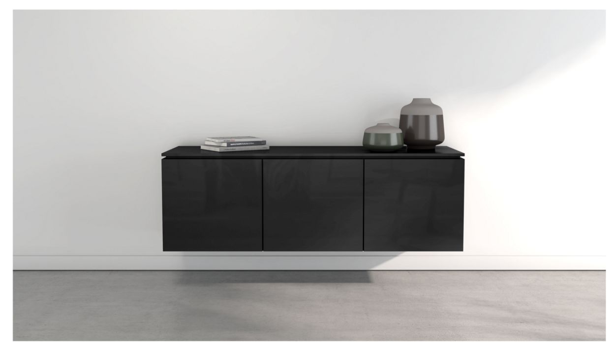 CODA HANGING SIDEBOARD - 3 DOORS by Roche Bobois