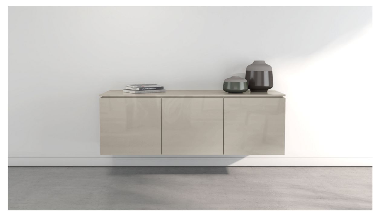 CODA HANGING SIDEBOARD - 3 DOORS by Roche Bobois