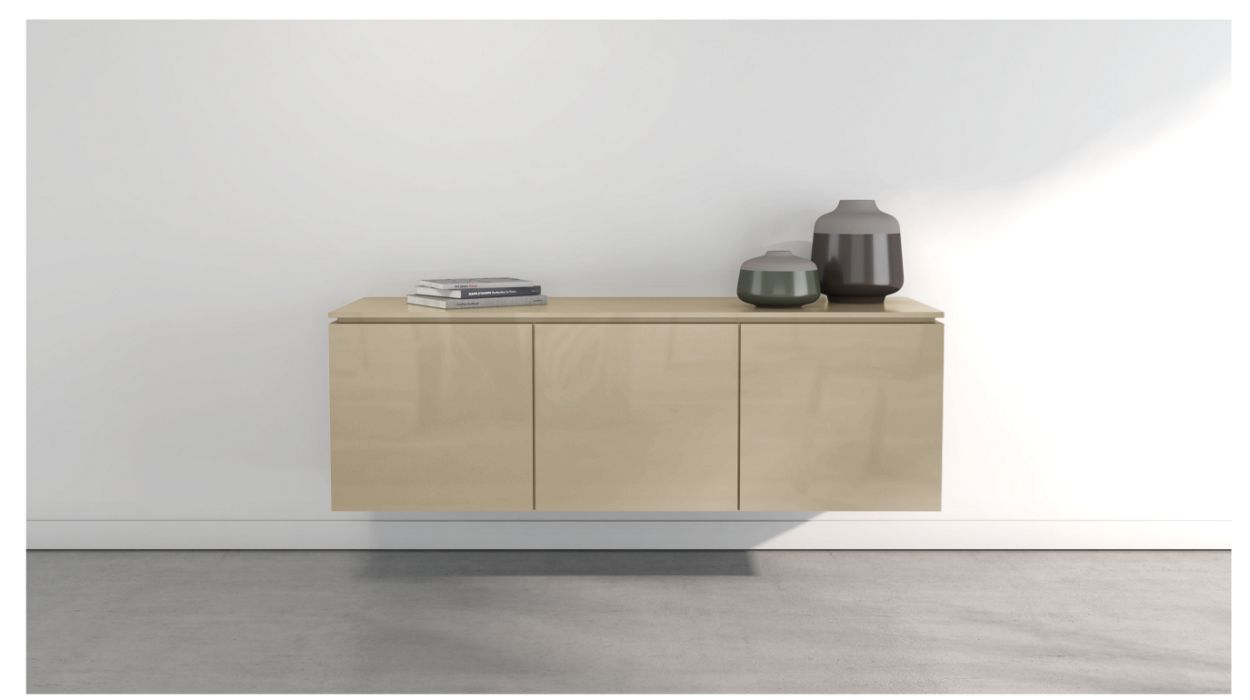 CODA HANGING SIDEBOARD - 3 DOORS by Roche Bobois