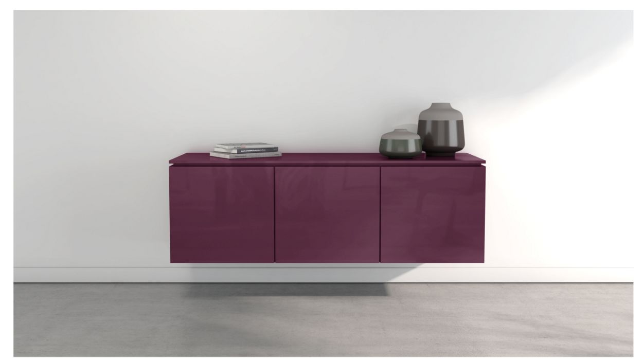 CODA HANGING SIDEBOARD - 3 DOORS by Roche Bobois