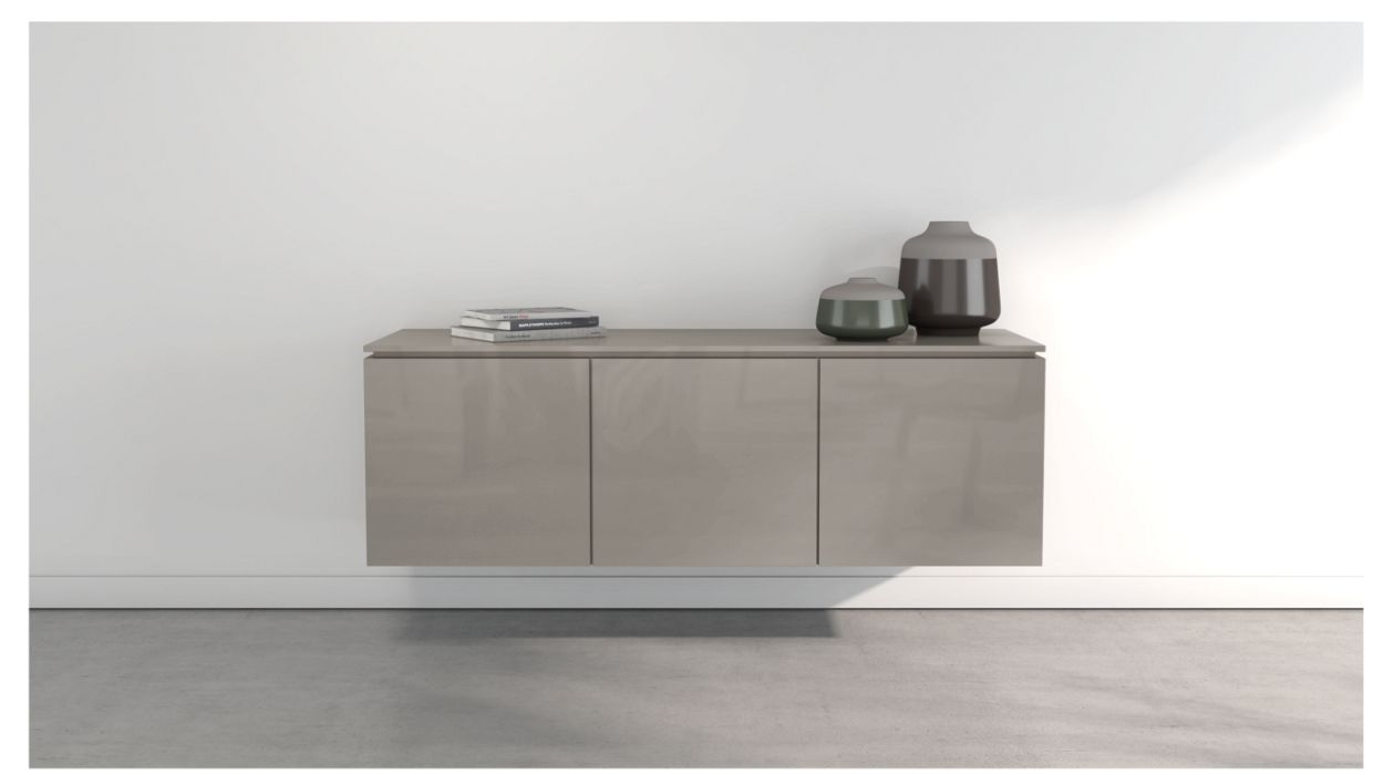 CODA HANGING SIDEBOARD - 3 DOORS by Roche Bobois