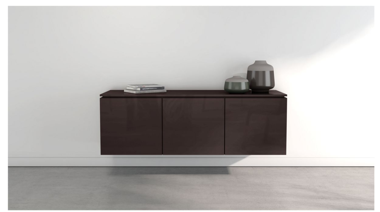 CODA HANGING SIDEBOARD - 3 DOORS by Roche Bobois