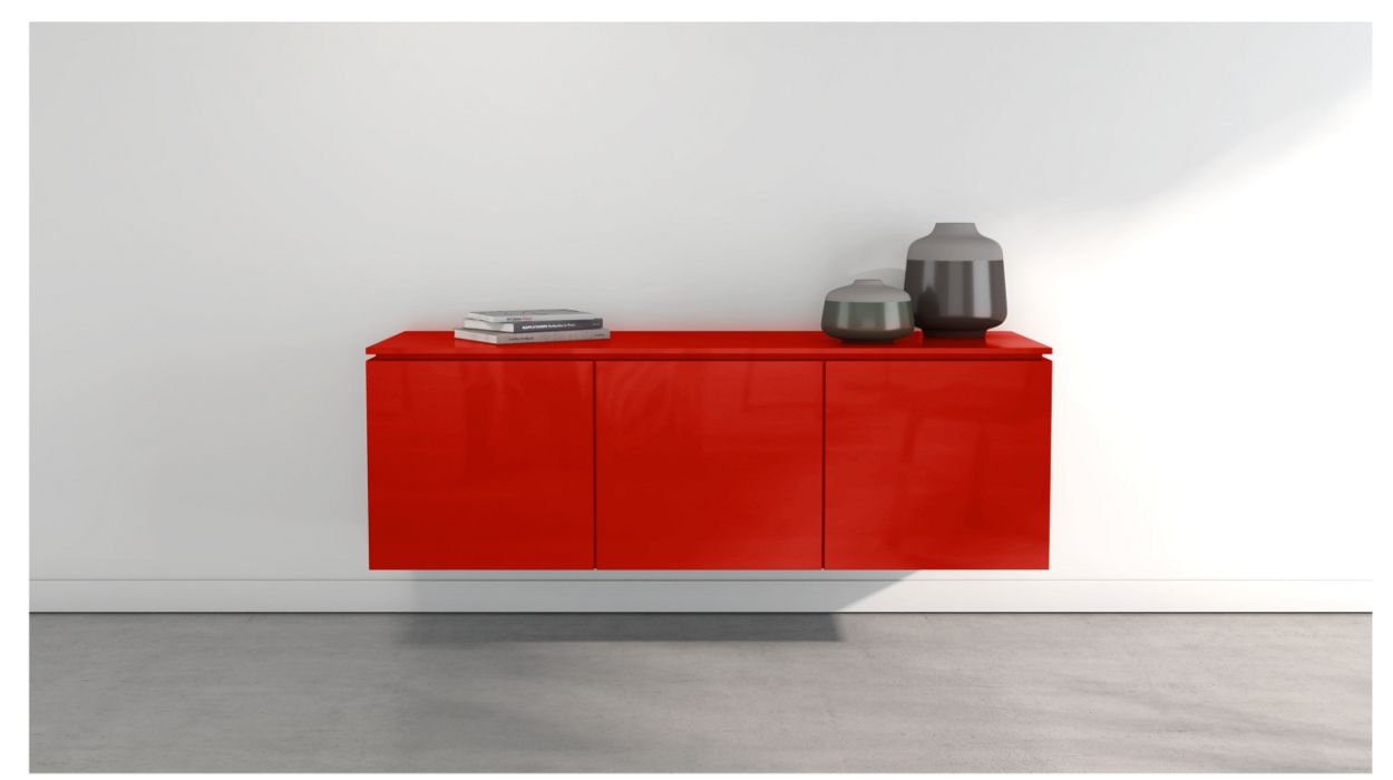 CODA HANGING SIDEBOARD - 3 DOORS by Roche Bobois