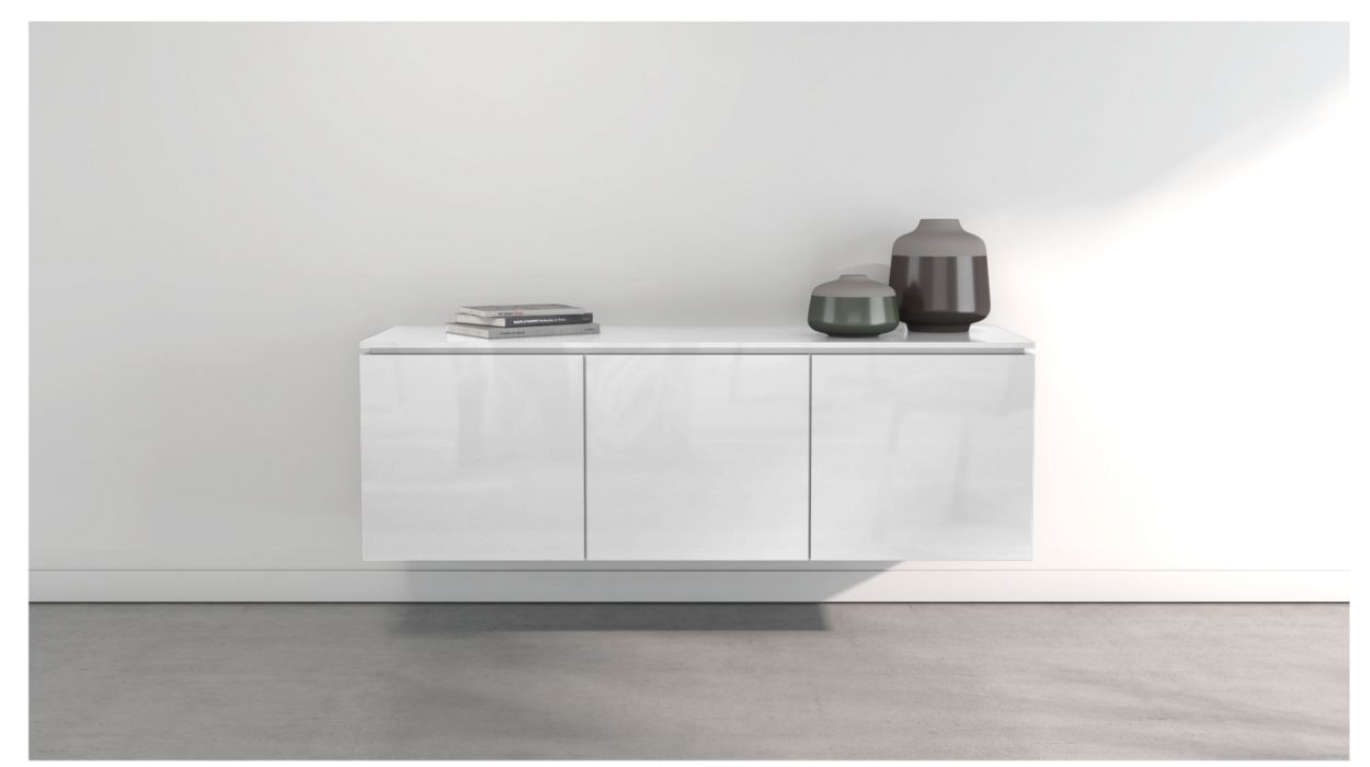 CODA HANGING SIDEBOARD - 3 DOORS by Roche Bobois