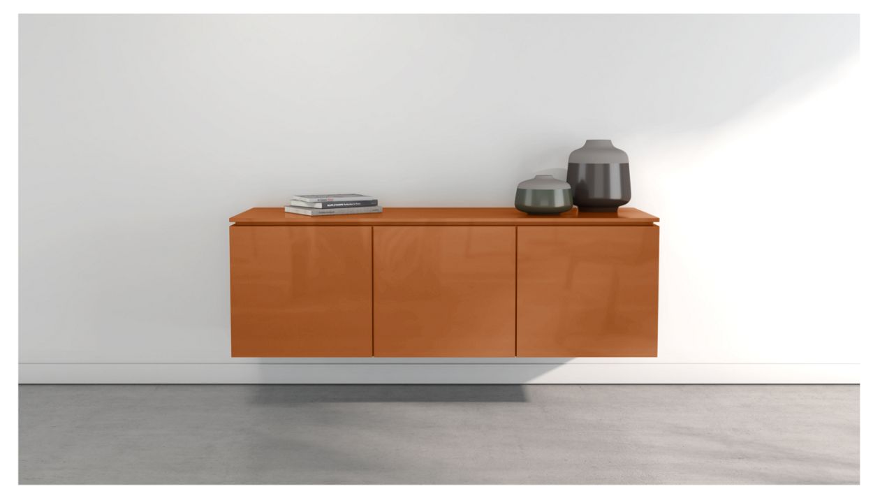 CODA HANGING SIDEBOARD - 3 DOORS by Roche Bobois