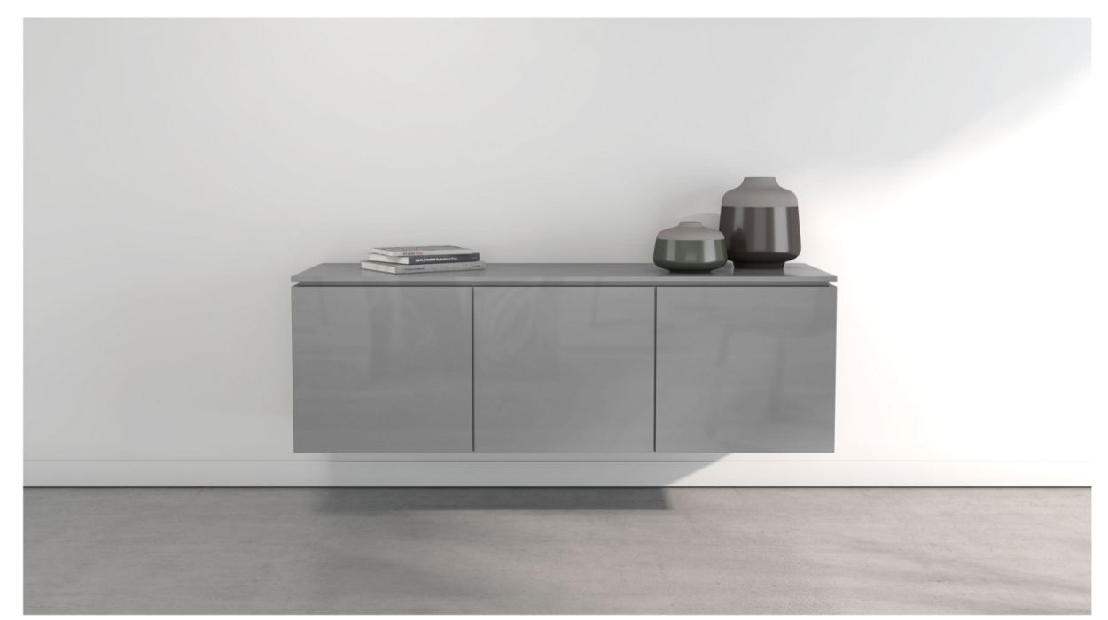 CODA HANGING SIDEBOARD - 3 DOORS by Roche Bobois