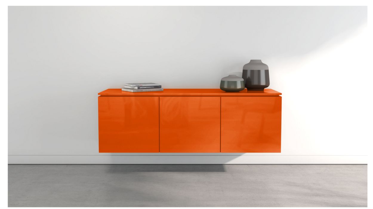 CODA HANGING SIDEBOARD - 3 DOORS by Roche Bobois