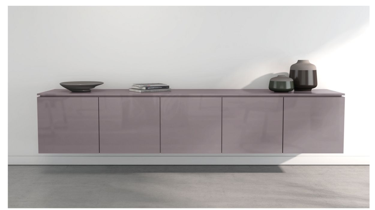 CODA HANGING SIDEBOARD - 5 DOORS by Roche Bobois