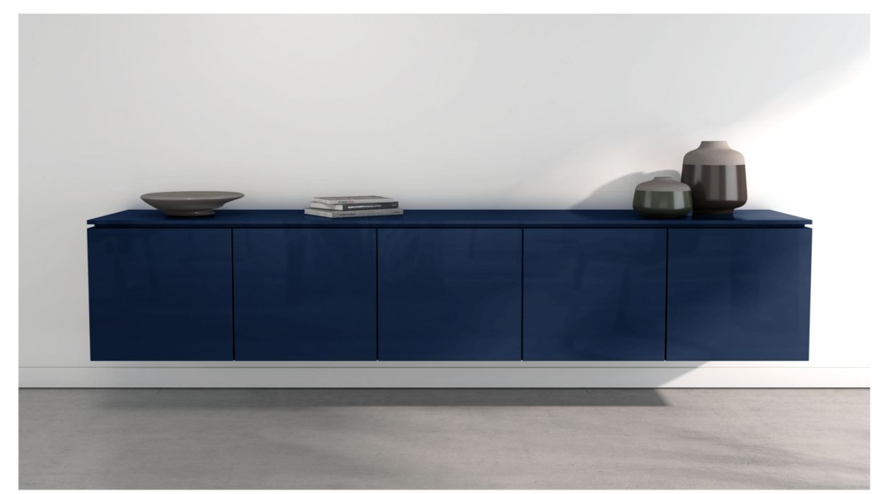 CODA HANGING SIDEBOARD - 5 DOORS by Roche Bobois