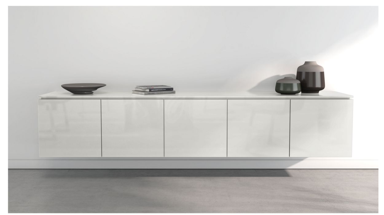 CODA HANGING SIDEBOARD - 5 DOORS by Roche Bobois
