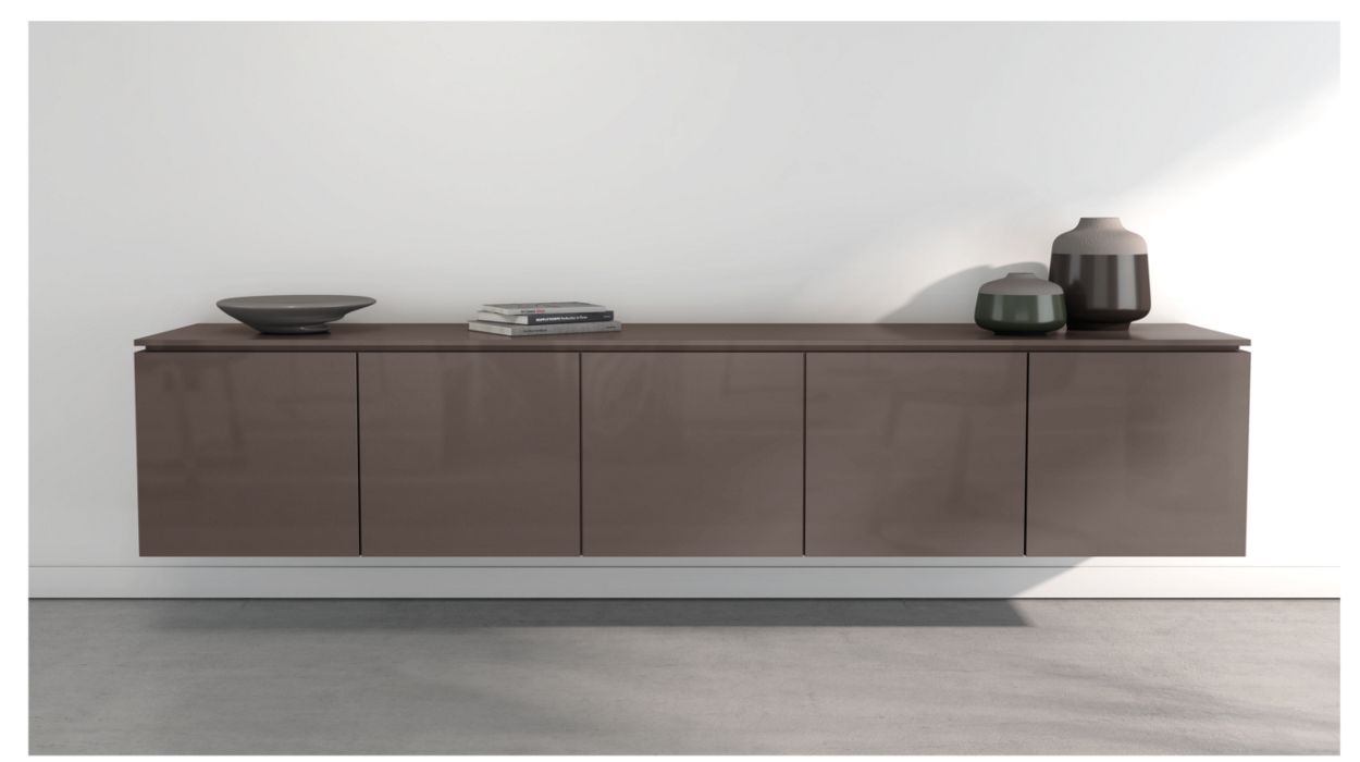 CODA HANGING SIDEBOARD - 5 DOORS by Roche Bobois