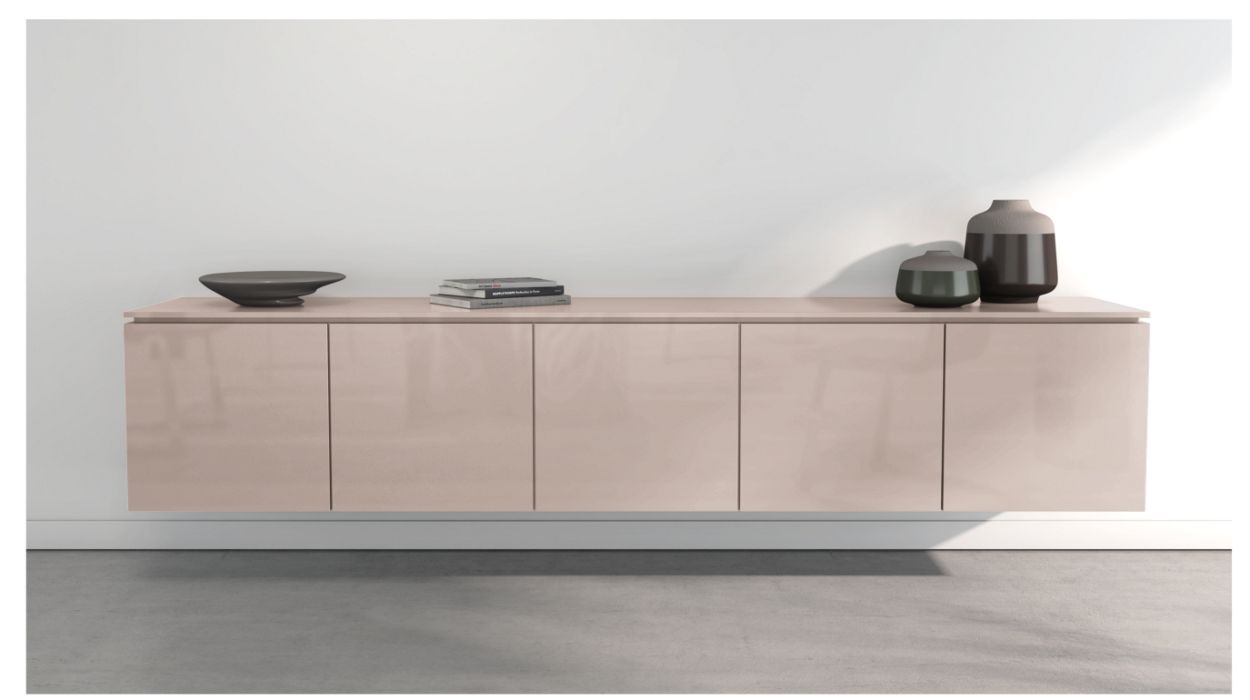 CODA HANGING SIDEBOARD - 5 DOORS by Roche Bobois