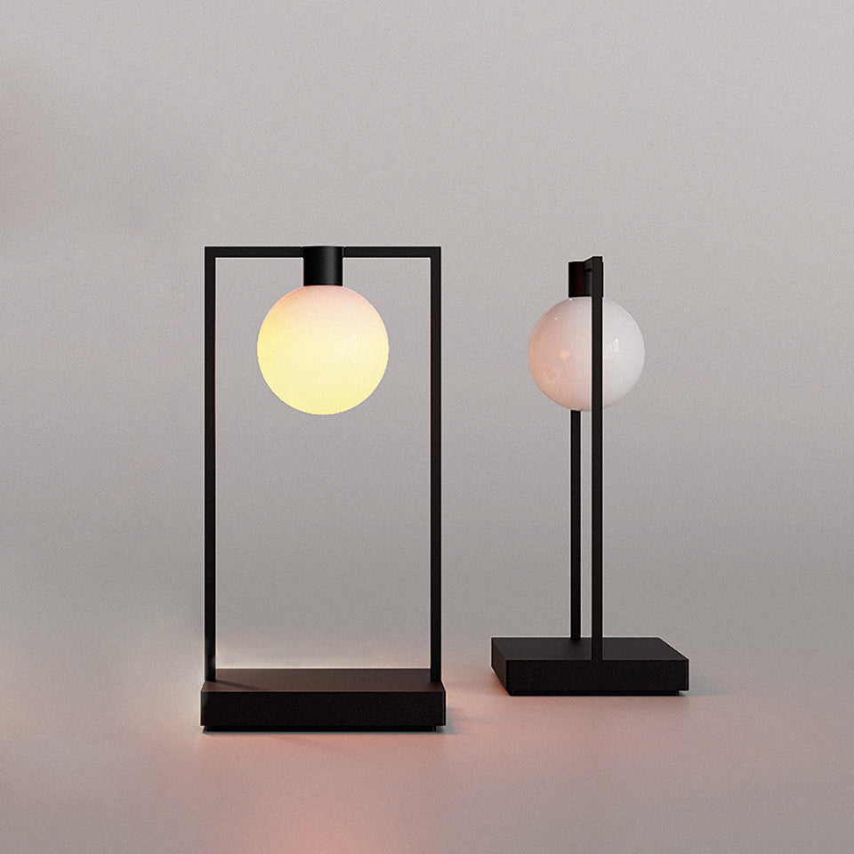 Curiosity 36 Table Lamp (With Sphere) by Artemide