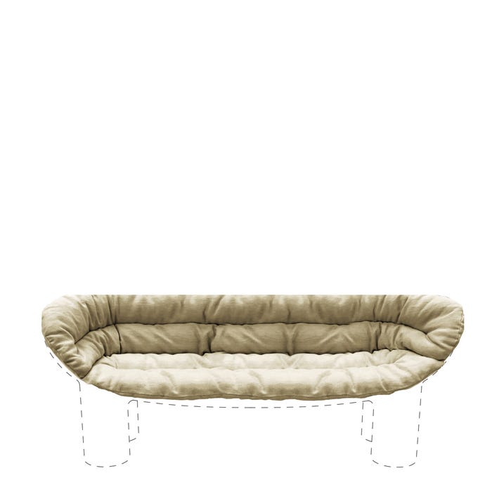 CUSHION ROLY POLY SOFA by Driade