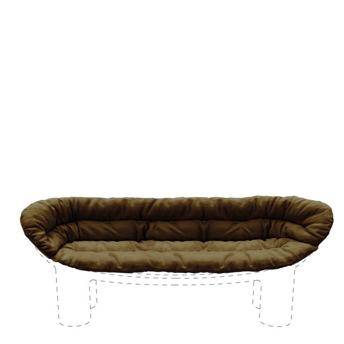 CUSHION ROLY POLY SOFA by Driade