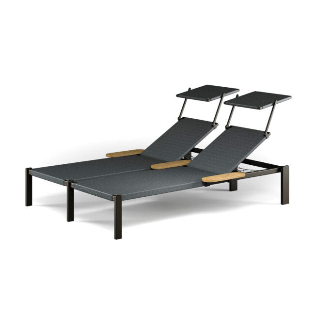 Shine Daybed with emu-tex seat and hidden wheels (cod.289+295B+295R+295T) by Emu