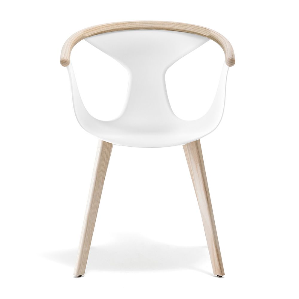 FOX 3725 - Stackable polypropylene chair with armrests by Pedrali